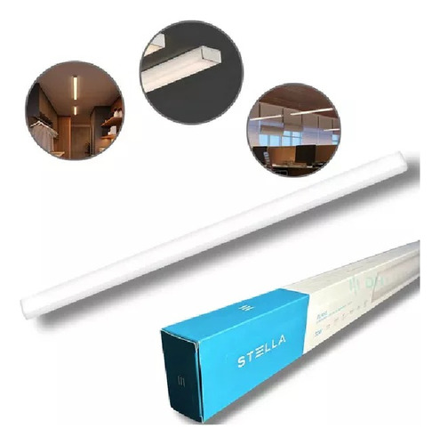 Luminária Linear Plane 32w 4000lm 5000k Stl23941/50 - Stella