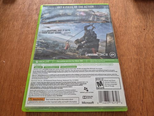 Battlefield Hardline Xbox 360 (Reacondicionado)