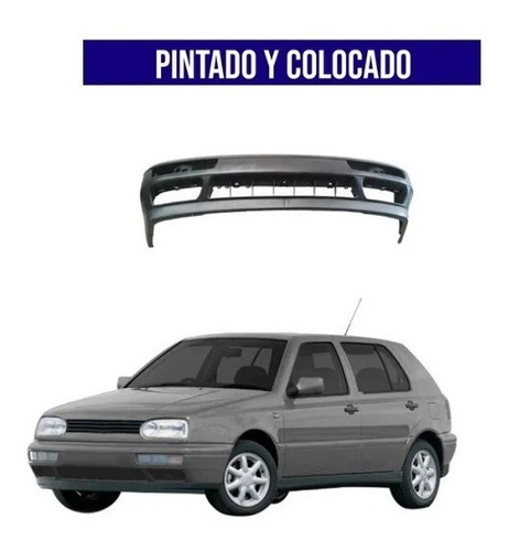 Paragolpe Delantero Vw Golf 95 96 97 98 Pintado Y Colocado