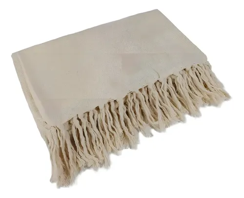 MANTA PARA SOFÁ GIGANTE DECORATIVA PROTETORA 2,40X1,80 COR CRU