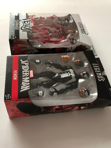 Carnage Y Venom Mcfarlane & Bagley Style Marvel Legends 2fig (Usado)