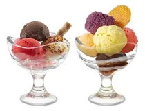 Comprar Copa De Postre  Helado Vidrio Labrado Set X 2 Unid 150 Ml