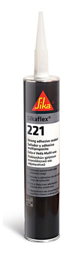 Pack Sikaflex 221 Sellador Profesional Blanco 300 Ml