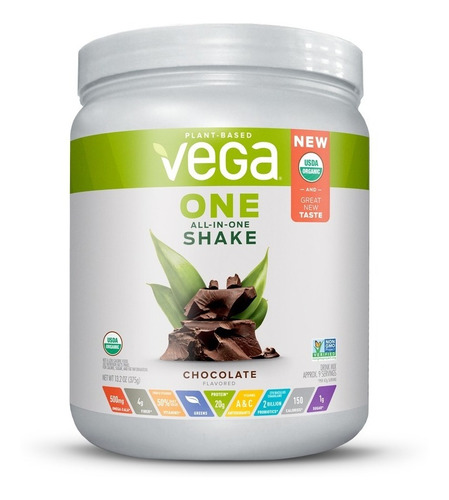 Proteína En Polvo Vegana Orgánica Vega De 20g Sabor