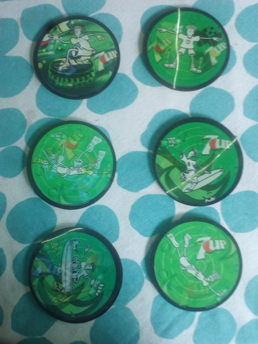 Set 6 Posavasos Fido Dido Ochenteros Cambia De Figura