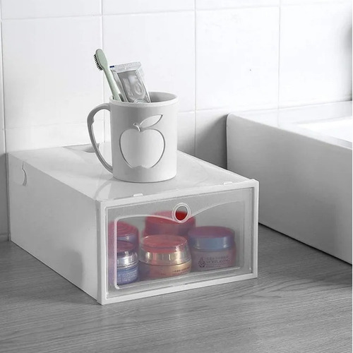 Imagen 4 de 10 de Caja Para Zapatos 33.4x23x14cm Blanca