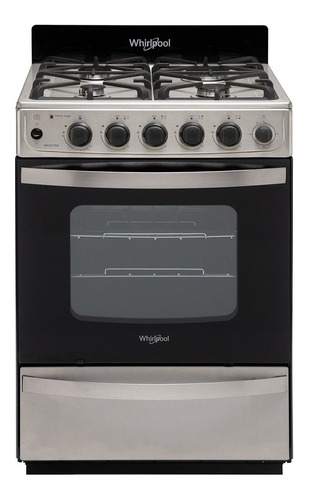 Cocina Whirlpool Wfx57di  Multigas 4 Hornallas Fundicion