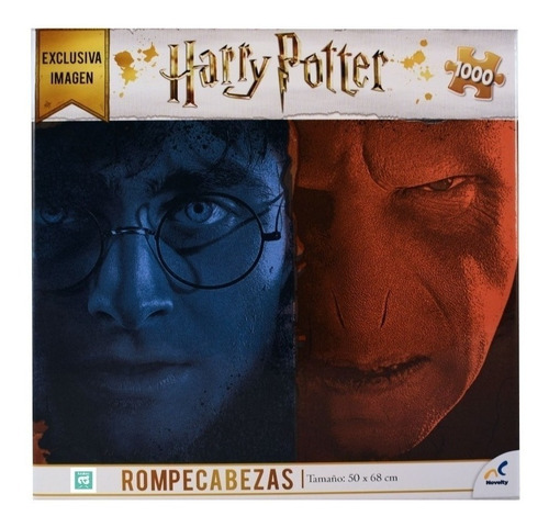 Rompecabezas Novelty Corp Harry Potter  - Caras JCA-1925 de 1000 piezas