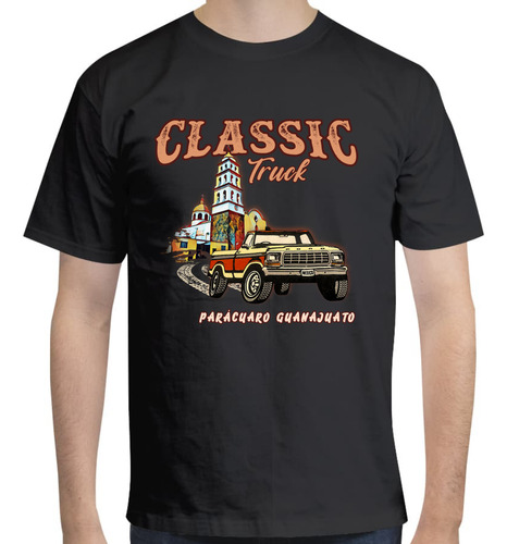 Playera Diseño Classic Truck - Guanajuato - Carros Clásicos