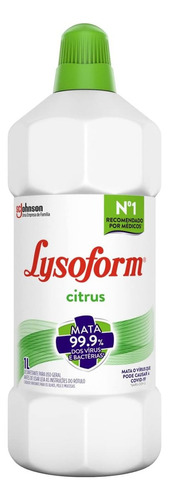 Desinfetante Líquido Citrus 1 Litro Lysoform