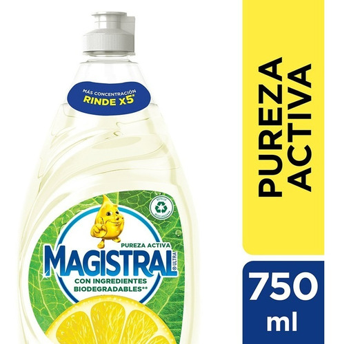 Detergente Magistral Ultra Pureza Activa 750 Ml