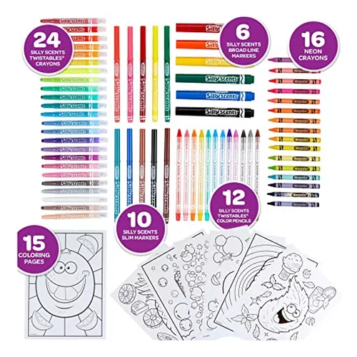  Crayola Silly Scents Inspiration Art Case (80pcs