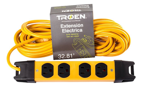 Extensión Electrica Con Regletas Troen 10mts Mayor Y Detal 