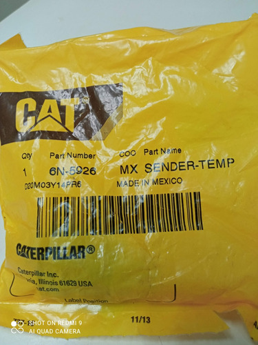 Sender Temperatura Caterpillar 6n-5926