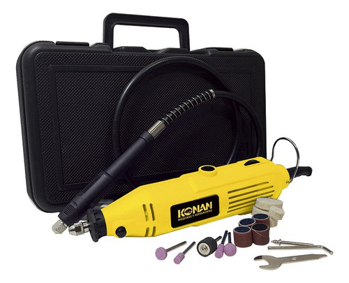 Imagen 1 de 5 de Minitorno Electrico 180 Watts Konan Kmt180 Maleta Accesorios