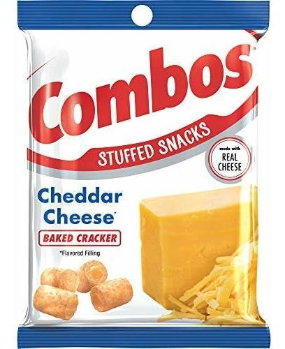 Combos Queso Cheddar Galleta Horneada Snacks 6.3 Onzas Bolsa