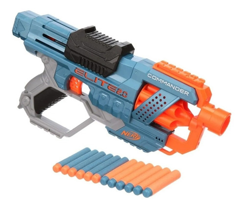 Imagen 4 de 8 de Nerf Pistola Lanzador Elite 2.0 Comander Rd-6 E9486 Hasbro