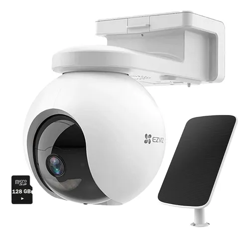 comprar Cámara Ip Exterior Cb8 2k 3mp Ezviz Con Panel Solar +sd128gb