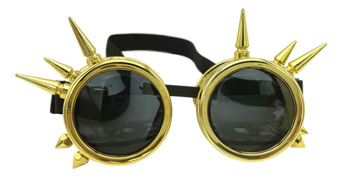 Steampunk Gothic Vintage Gold Plated Cosplay Goggles