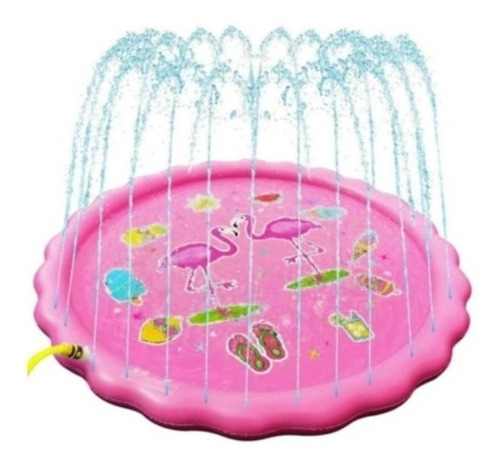 Alfombra Agua Niños Piscina Bebe Inflable Lanza Agua 68cm