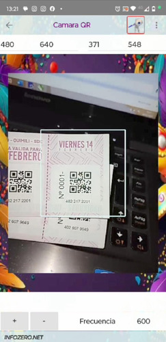 Impresión Entradas Codificadas Qr + App Para Android.