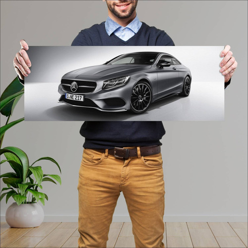 Cuadro 30x80cm Auto 2017 Mercedes Benz S Class C 882