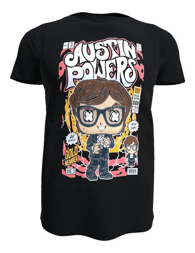 Polera Austin Powers, Polera De Pelicula Unisex 100% Algodón