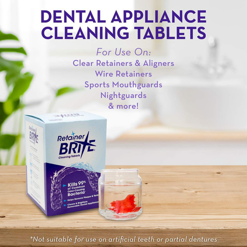 Tabletas Limpiadoras Retenedoras Para Invisalign 120 Unidade