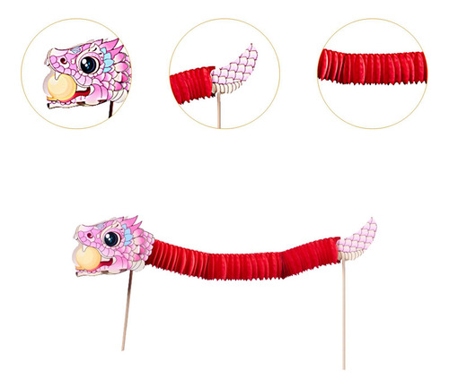 Kit De 4 Piezas De Serpientes Para Hacer Tú Mismo, Rosa