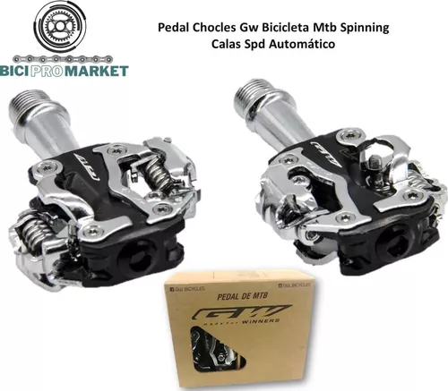 Pedal Gw Chocles Bicicleta Mtb Spinning Calas Spd Automatico