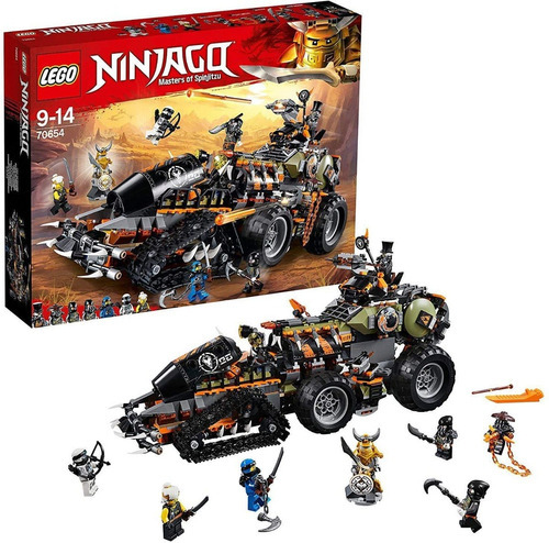 Lego Ninjago 70654 - Tanque Diesel 1179 Peças