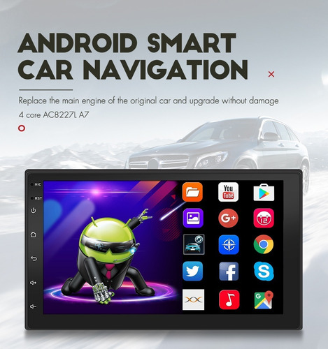 Radio Android 10.1 Gps Bluetooth Wifi 7 + Camara Retroceso