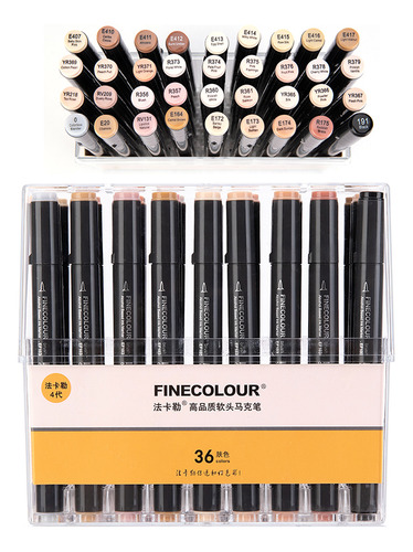 Rotuladores Artísticos Finecolour Ef103 A Base De Alcohol Co