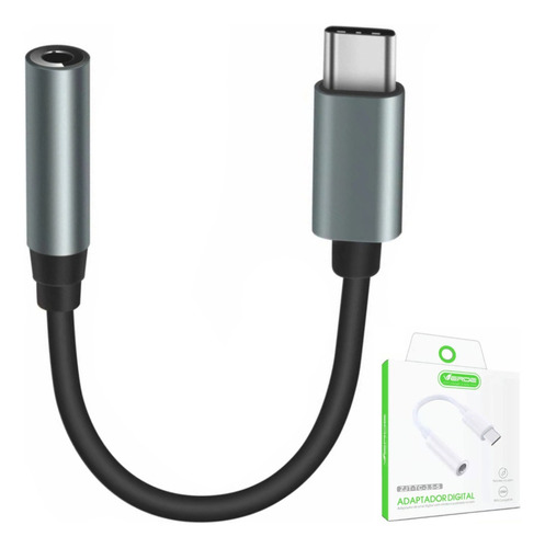 Adaptador Tipo C Para Fone P2 Samsung S20 Motorola Xiaomi