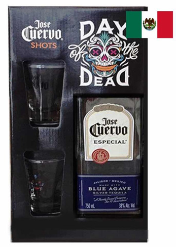 Tequila José Cuervo Silver + 2 Shots Day Of The Dead