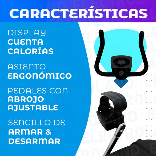 Bicicleta Spinning Fija Profesional Fitness Gym + Display