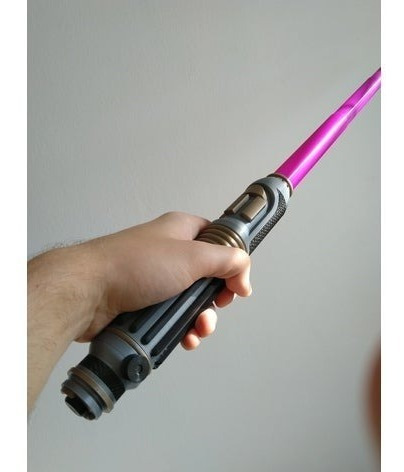Imagem 2 de 3 de Sabre De Luz Star War - Mace Windu's - Com Lâmina Retrátil