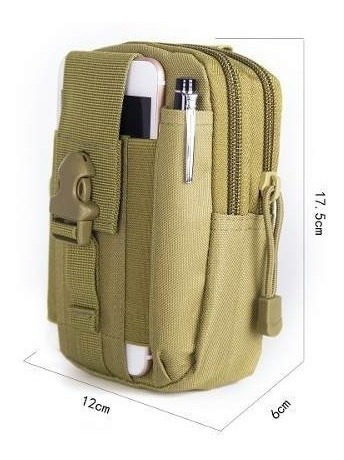 Porta Celular, Billetera Y Documentos, Pouch Militar-kortes