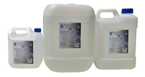 Agua Destilada Desionizada 20 Litros - - Kg a $3250