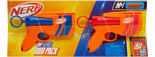 Nerf N Series Duo Pack, Incluye 2 Lanzadores Ward, 12 Dardos