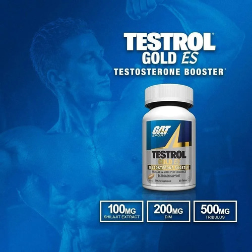 Gat Testrol Gold (60 Tabletas) Precursor Testosterona Sf Tt5 Sabor Sin Sabor Sin Sabor