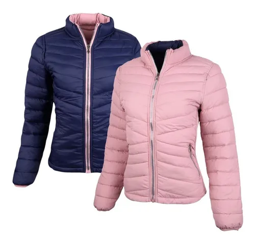 Chamarra Para Dama American Leader Reversible Varios Colores