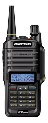 Baofeng Radio Bf-uv9r Plus 8W 2800mAh Uhf Con Manos Libres Profesional Bandas de frecuencia VHF/UHF Color Negro