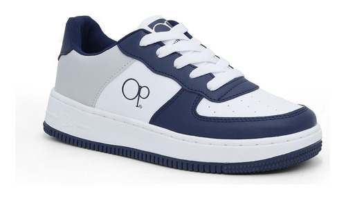 Zapatilla Ocean Pacific Juvenil Baquilio-j23 Navy/white/grey