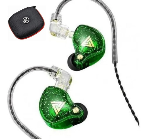 Fone De Ouvido Qkz Ak6 Pro Gamer Dj In Ear + Case