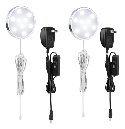 Juego De 2 Luces Led Cable, Enchufe Único Debajo Del G...
