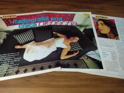 (z570) Laura Novoa * Clippings Revista 3 Pgs * 1995