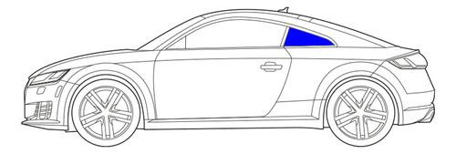 Vidrio Lateral Volkswagen Polo 2010-2017 Verde