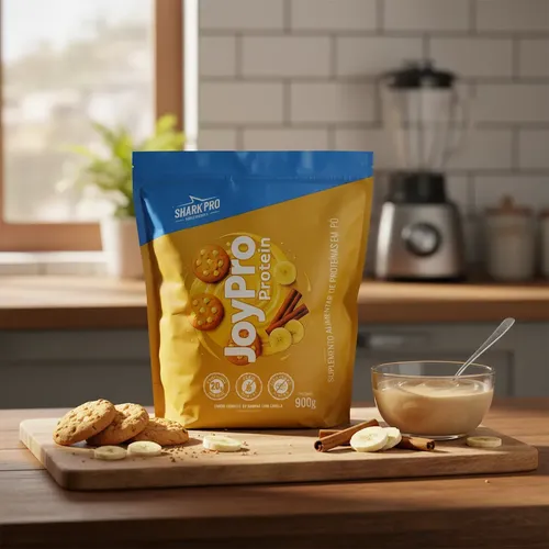 JOY PROTEIN REFIL COOKIES DE BANANA COM CANELA 900G