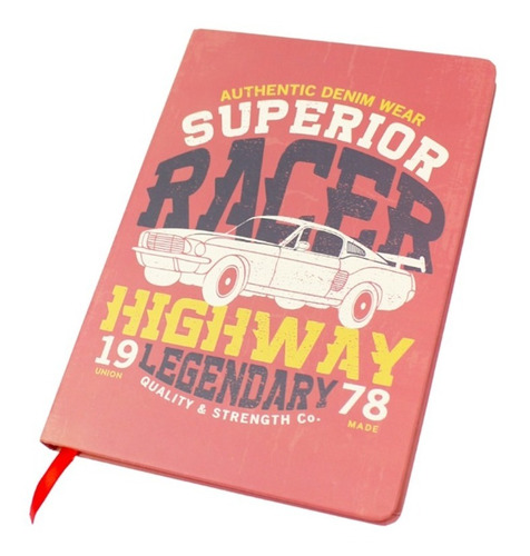 Caderno Capa Dura Carro A6